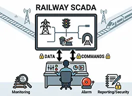 Railway SCADA systems for railway infrastructure and plants