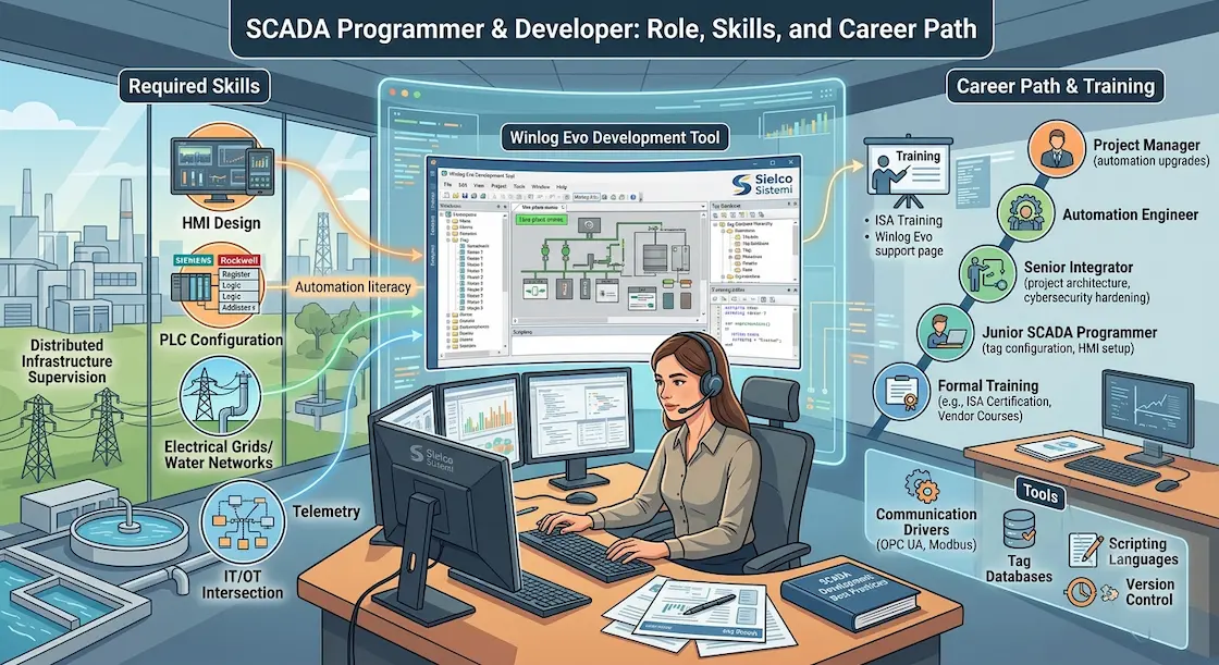SCADA programmer and SCADA developer: role, skills and career path